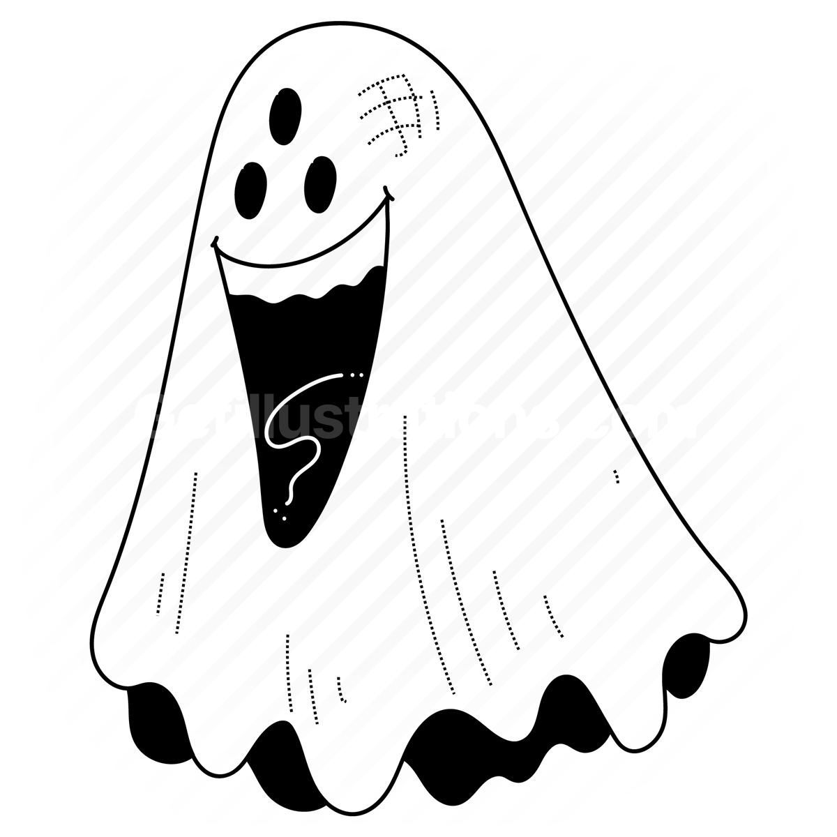 ghost, halloween, monster, creature, alien, spirit, scary, spooky